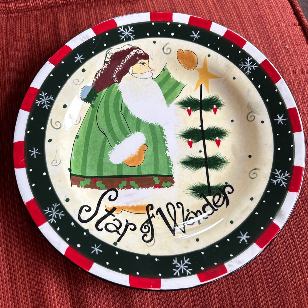 Nantucket Home For Christmas 11” Star & Wonder Bowl